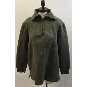 Lands End Green Sweatshirt Size L